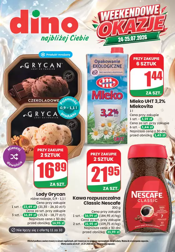 Katalog Dino | Katalog 7 week 2026 8 strony vr4 | 2026-07-24T00:00:00.000Z - 2026-07-25T00:00:00.000Z