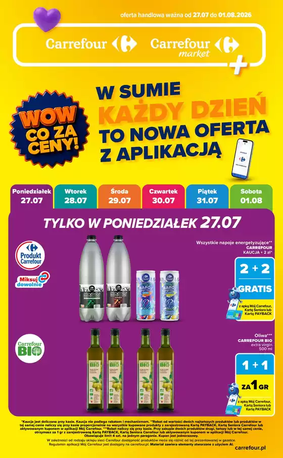 Katalog Carrefour w: Łaskarzew | Gazetka Carrefour Market WOW co za ceny | 2026-07-26T00:00:00.000Z - 2026-08-01T00:00:00.000Z