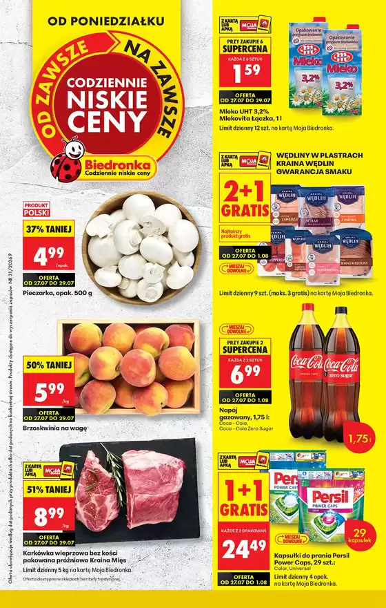 Katalog Biedronka w: Łodygowice | Najlepsze oferty i rabaty | 2026-07-27T00:00:00.000Z - 2026-08-01T00:00:00.000Z