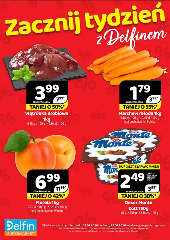 Katalog Delfin w: Giżycko | Delfin gazetka | 2026-07-27T00:00:00.000Z - 2026-07-29T00:00:00.000Z