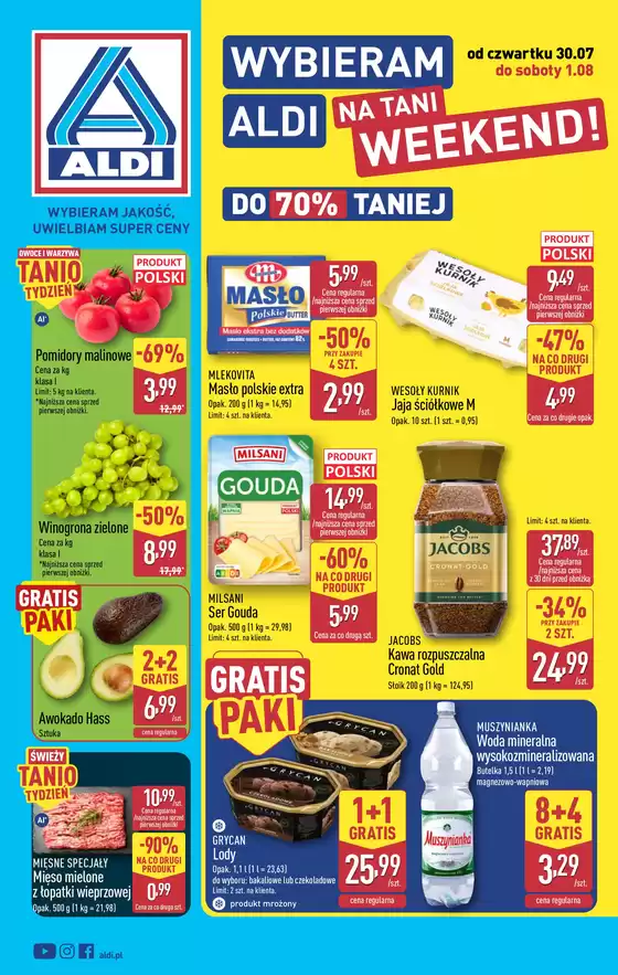 Katalog Aldi w: Golczewo | Aktualne okazje i oferty | 2026-07-30T00:00:00.000Z - 2026-08-01T00:00:00.000Z