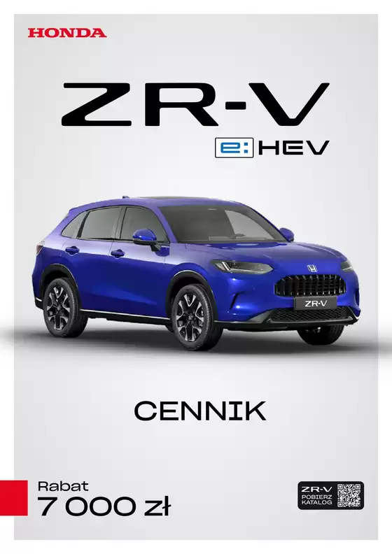 Katalog Honda | ZR V eHEV Cennik Prod2026 Model2026 2026 07 01 v1 | 2026-01-01T00:00:00.000Z - 2026-12-31T00:00:00.000Z
