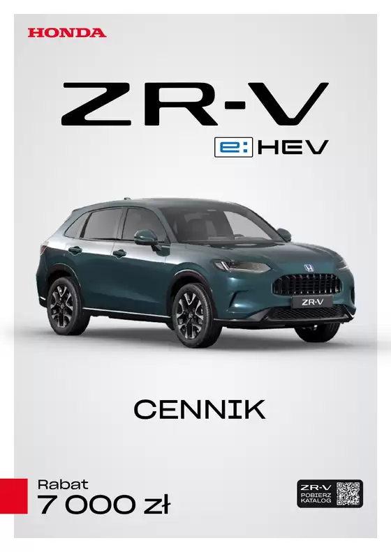 Katalog Honda | ZR V eHEV Cennik Prod2026 Model2027 2026 07 01 v1 | 2026-01-01T00:00:00.000Z - 2026-12-31T00:00:00.000Z