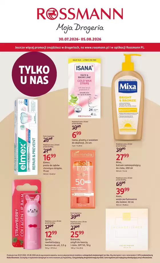 Katalog Rossmann | Rossmann gazetka | 2026-07-30T00:00:00.000Z - 2026-08-05T00:00:00.000Z