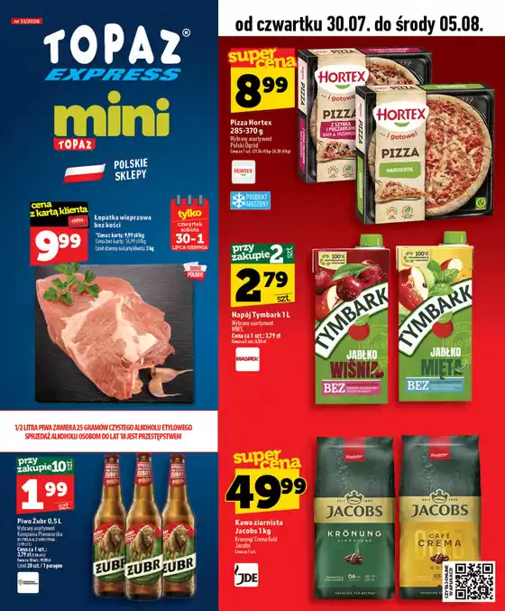 Katalog Topaz | Aktualne oferty i promocje | 2026-07-30T00:00:00.000Z - 2026-08-05T00:00:00.000Z