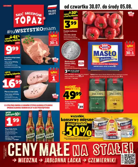 Katalog Topaz | Aktualne okazje i oferty | 2026-07-30T00:00:00.000Z - 2026-08-05T00:00:00.000Z