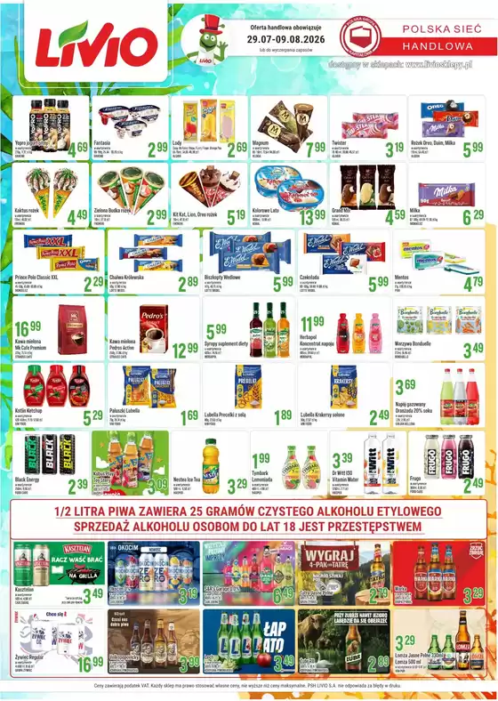Katalog Livio | Livio gazetka | 2026-07-29T00:00:00.000Z - 2026-08-09T00:00:00.000Z