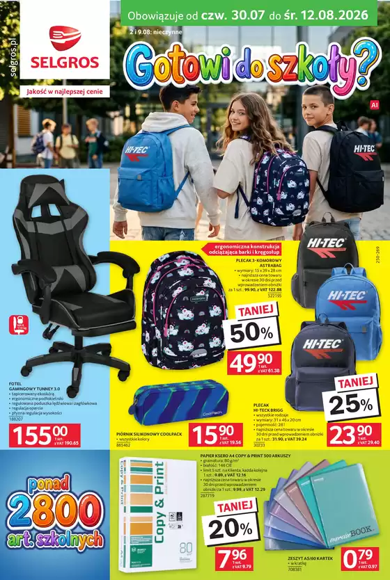 Katalog Selgros | Katalog Szkola | 2026-07-30T00:00:00.000Z - 2026-08-12T00:00:00.000Z
