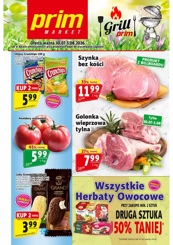 Katalog Prim Market | Atrakcyjne oferty specjalne dla wszystkich | 2026-07-30T00:00:00.000Z - 2026-08-05T00:00:00.000Z