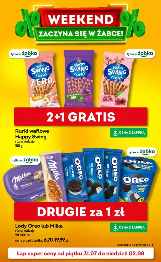 Katalog Żabka | Najlepsze oferty dla wszystkich łowców okazji | 2026-07-31T00:00:00.000Z - 2026-08-02T00:00:00.000Z