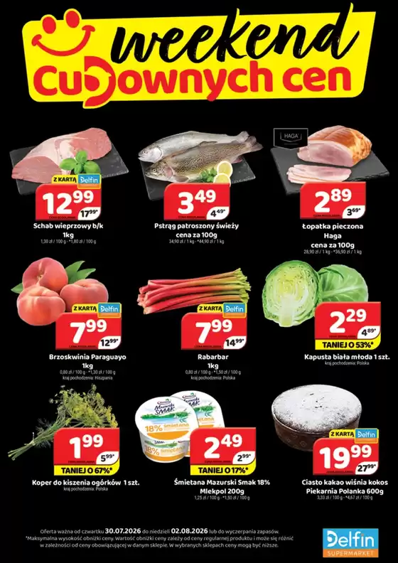 Katalog Delfin | Weekend CuDownych cen | 2026-07-30T00:00:00.000Z - 2026-08-04T00:00:00.000Z