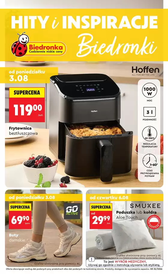 Katalog Biedronka | Najlepsze oferty dla wszystkich łowców okazji | 2026-08-03T00:00:00.000Z - 2026-08-06T00:00:00.000Z