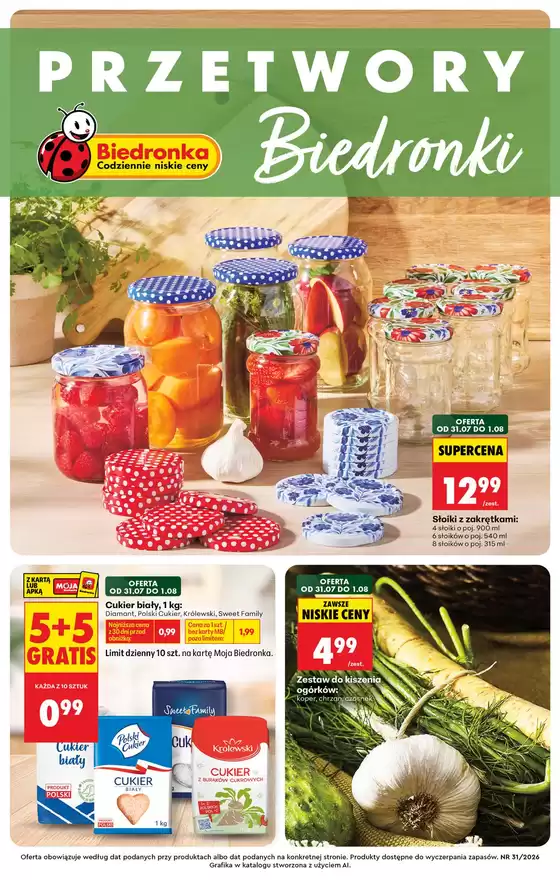 Katalog Biedronka | Nasze najlepsze okazje | 2026-07-31T00:00:00.000Z - 2026-08-01T00:00:00.000Z