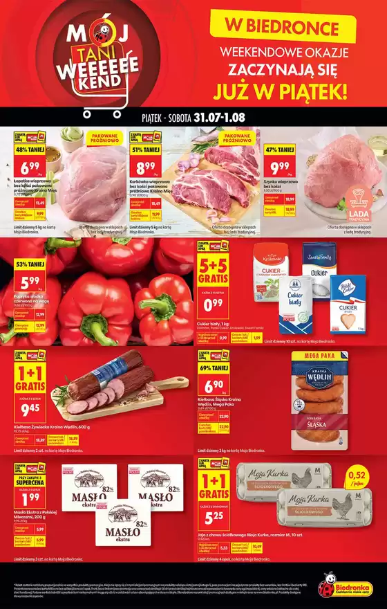 Katalog Biedronka w: Krościenko nad Dunajcem | Świetna oferta dla łowców okazji | 2026-07-31T00:00:00.000Z - 2026-08-01T00:00:00.000Z