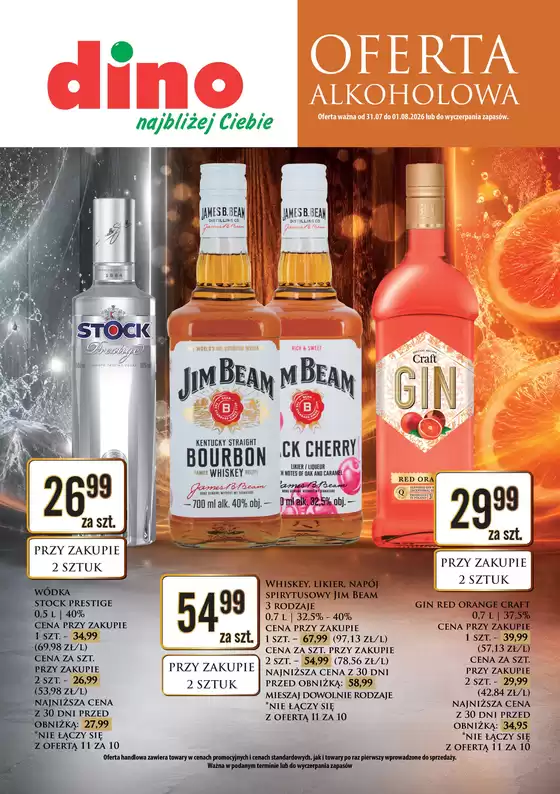 Katalog Dino w: Krościenko nad Dunajcem | Zaakceptowany kat 8 alko week 2026 5 strony | 2026-07-31T00:00:00.000Z - 2026-08-01T00:00:00.000Z