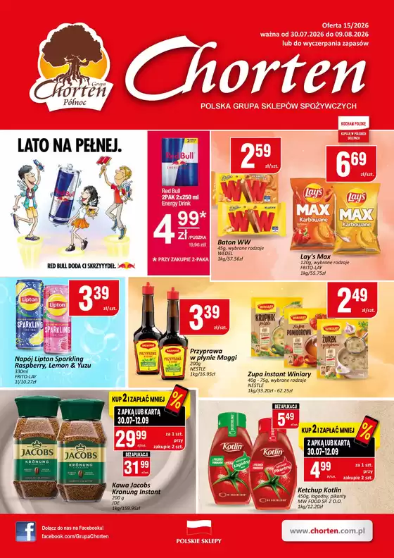 Katalog Chorten w: Krościenko nad Dunajcem | Gazetka 15 2026 07 30 083020 | 2026-07-30T00:00:00.000Z - 2026-08-09T00:00:00.000Z