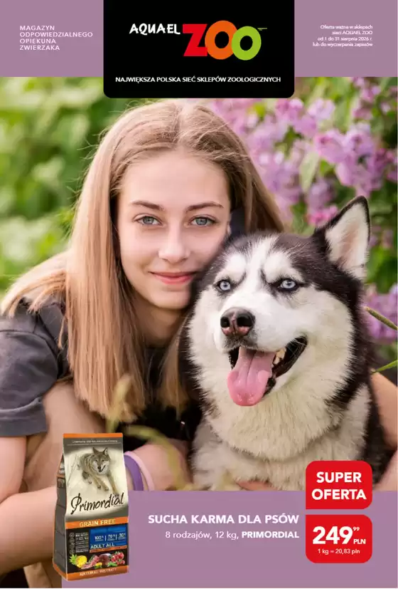 Katalog Aqua el ZOO w: Krościenko nad Dunajcem | Super oferta 08.2026  | 2026-07-31T00:00:00.000Z - 2026-08-31T00:00:00.000Z