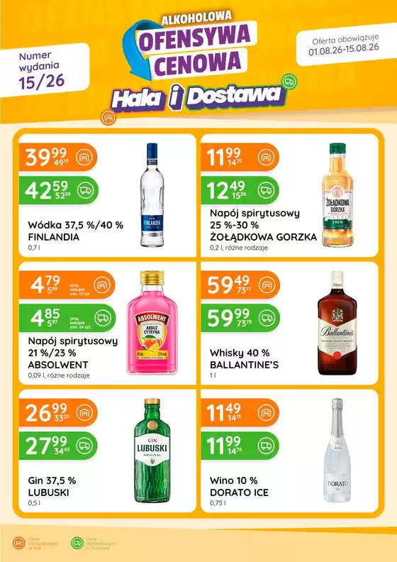 Katalog Eurocash w: Koronowo | Ofensywa Alkoholowa EC15 | 2026-08-01T00:00:00.000Z - 2026-08-15T00:00:00.000Z