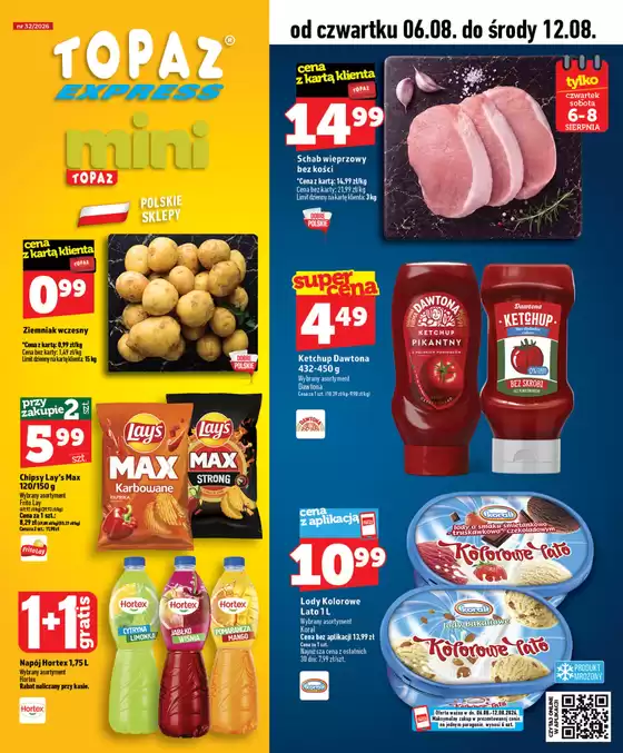 Katalog Topaz | Szeroki wybór ofert | 2026-08-06T00:00:00.000Z - 2026-08-12T00:00:00.000Z