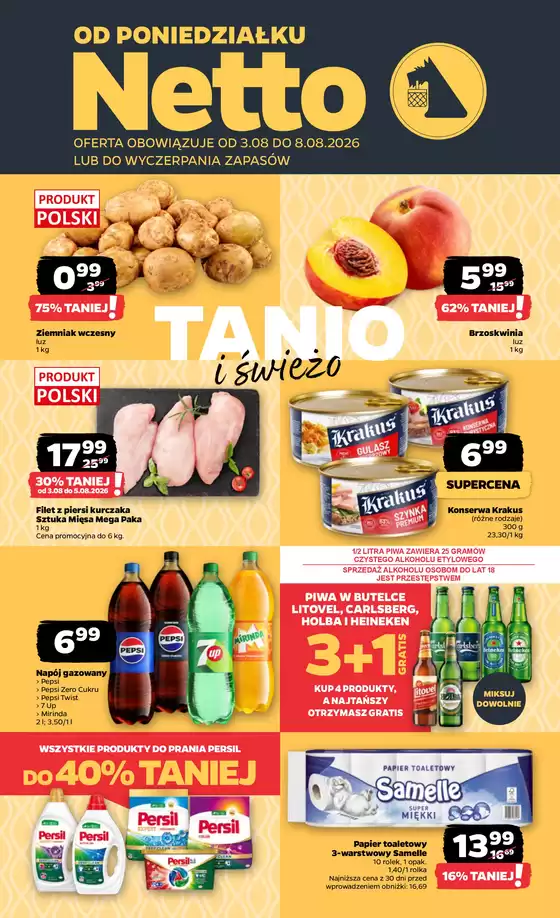 Katalog Netto | Tanio I śwież | 2026-08-03T00:00:00.000Z - 2026-08-08T00:00:00.000Z