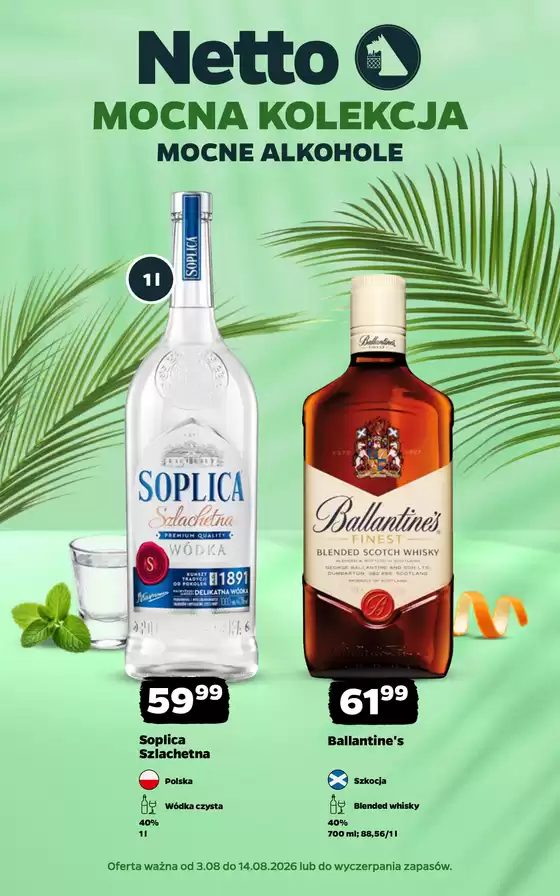 Katalog Netto | Mocna kolekcja Mocne alkohole | 2026-08-03T00:00:00.000Z - 2026-08-14T00:00:00.000Z