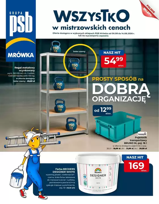 Katalog PSB Mrówka w: Grodków | Mrówka gazetka | 2026-08-06T00:00:00.000Z - 2026-08-14T00:00:00.000Z