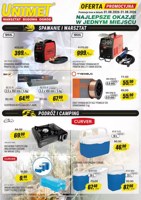 Katalog Unimet | Oferta detaliczna Sierpień | 2026-08-03T00:00:00.000Z - 2026-08-31T00:00:00.000Z