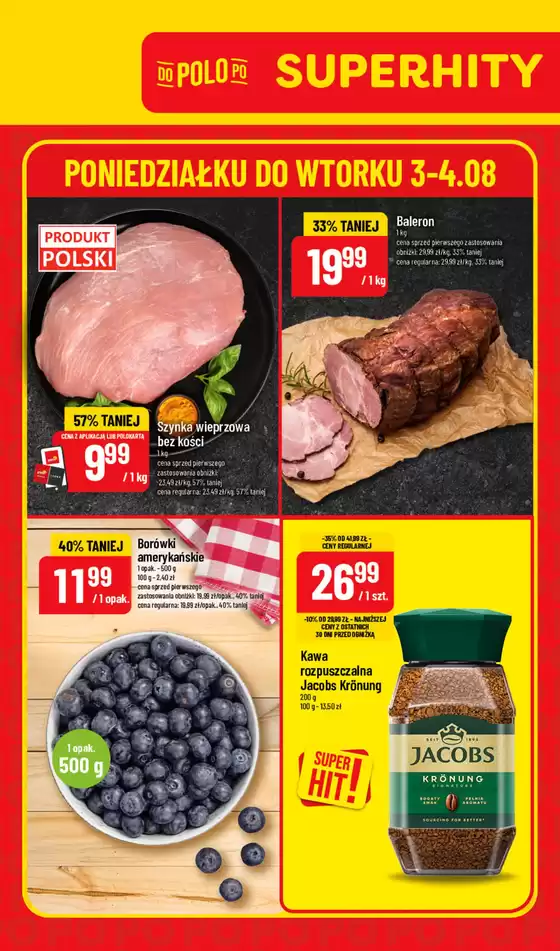 Katalog POLOmarket | SuperHity POLOmarkt do wtorku 04.08 (G32) | 2026-08-03T00:00:00.000Z - 2026-08-04T00:00:00.000Z