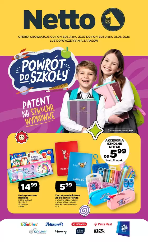 Katalog Netto | Powrót do szkoły | 2026-08-03T00:00:00.000Z - 2026-08-31T00:00:00.000Z