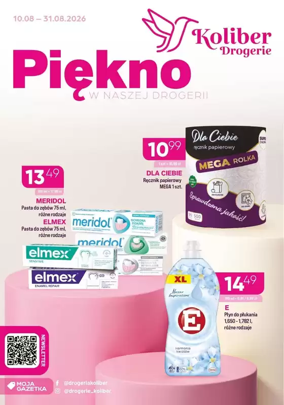 Katalog Drogerie Koliber | Drogerie koliber gazetka | 2026-08-10T00:00:00.000Z - 2026-08-31T00:00:00.000Z