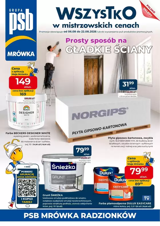 Katalog PSB Mrówka w: Siewierz | Mrówka gazetka | 2026-08-06T00:00:00.000Z - 2026-08-22T00:00:00.000Z