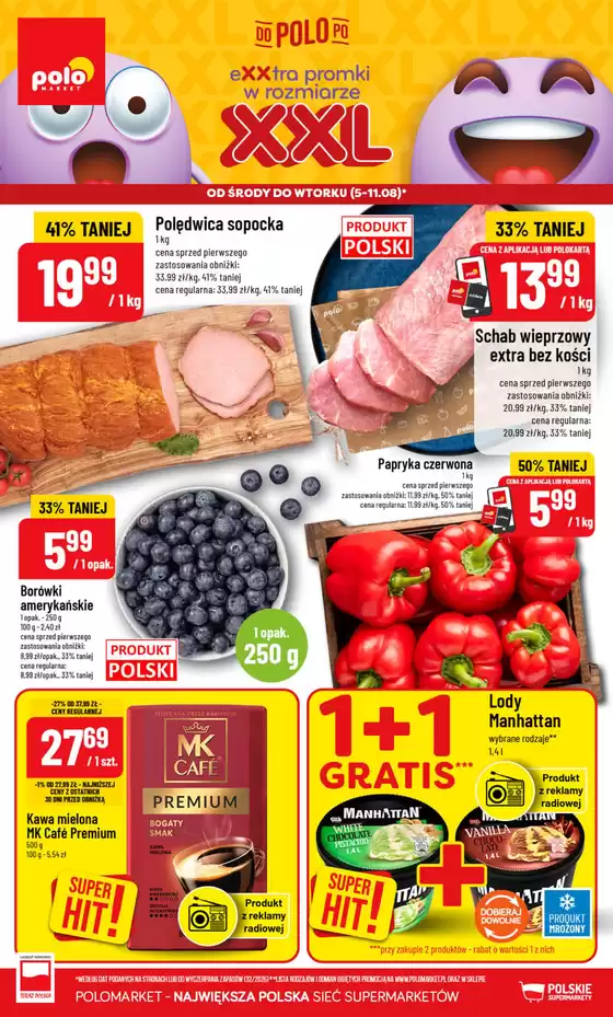 Katalog POLOmarket w: Orzesze | Nowe promocje POLOmarket do 11.08 (G32) | 2026-08-05T00:00:00.000Z - 2026-08-11T00:00:00.000Z