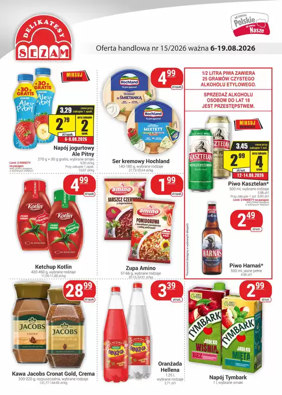 Katalog Nasz Sklep w: Krasnobród | Ekskluzywne oferty i okazje | 2026-08-06T00:00:00.000Z - 2026-08-19T00:00:00.000Z