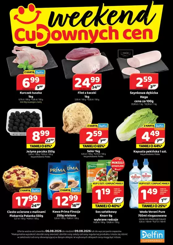 Katalog Delfin w: Czarnków | Świetne rabaty na wybrane produkty | 2026-08-06T00:00:00.000Z - 2026-08-09T00:00:00.000Z