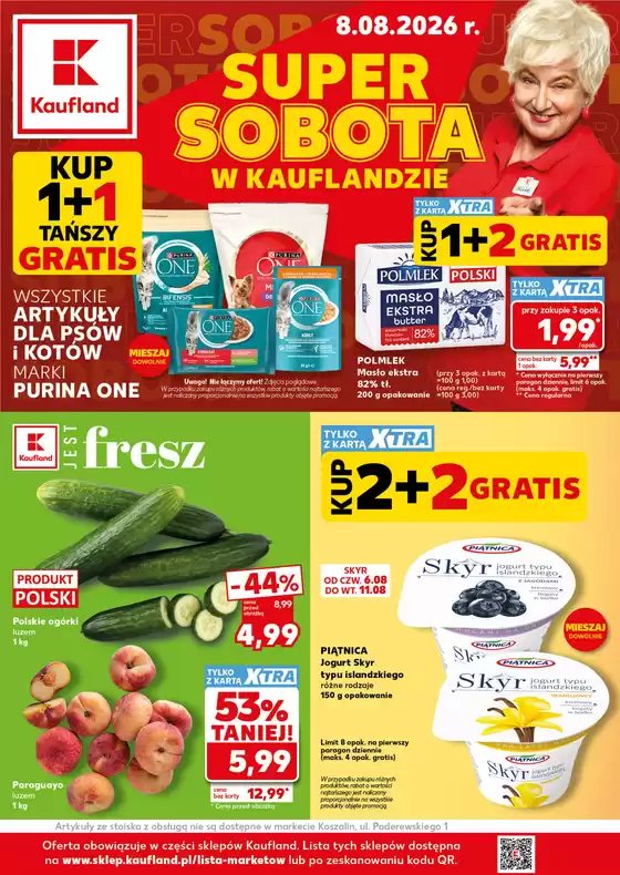 Katalog Kaufland | Kaufland Super Sobota ważne 8.08 | 2026-08-08T00:00:00.000Z - 2026-08-08T00:00:00.000Z