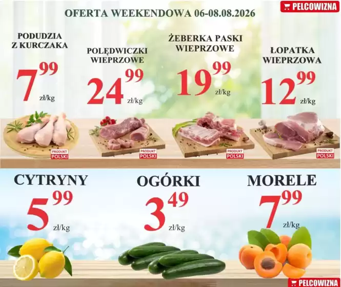 Katalog Pelcowizna | Weekendowa promocja | 2026-08-06T00:00:00.000Z - 2026-08-08T00:00:00.000Z