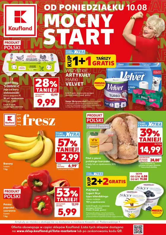 Katalog Kaufland | Kaufland Mocny Start ważne do 11.08 | 2026-08-10T00:00:00.000Z - 2026-08-11T00:00:00.000Z