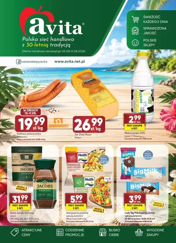 Katalog Avita w: Jedlińsk | Codzienne promocje | 2026-08-06T00:00:00.000Z - 2026-08-11T00:00:00.000Z
