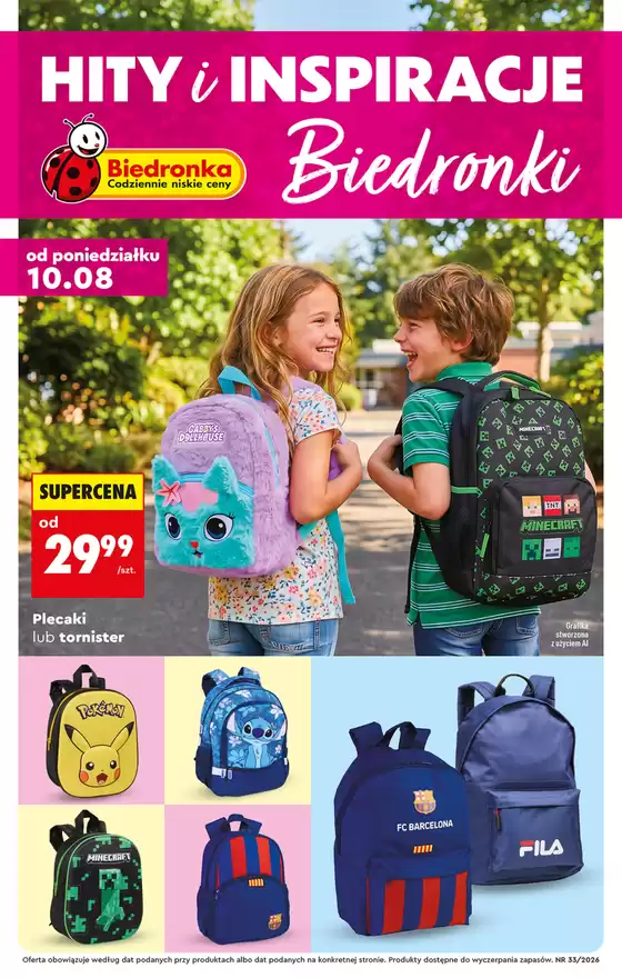 Katalog Biedronka | Ekskluzywne okazje | 2026-08-07T00:00:00.000Z - 2026-08-21T00:00:00.000Z