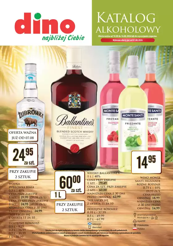 Katalog Dino | Zaakceptowany kat alko sierpien 2026 32 strony | 2026-08-10T00:00:00.000Z - 2026-08-14T00:00:00.000Z