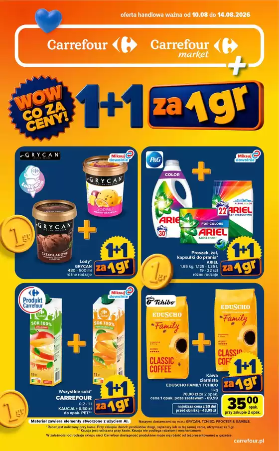 Katalog Carrefour Market | Gazetka Carrefour Market WOW co za ceny | 2026-08-09T00:00:00.000Z - 2026-08-14T00:00:00.000Z