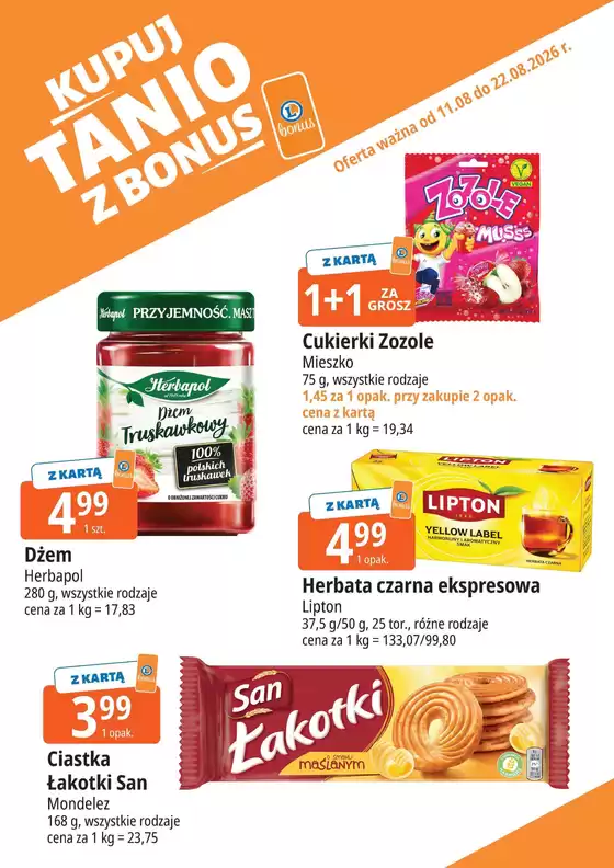 Katalog E.Leclerc | Ekskluzywne oferty dla naszych klientów | 2026-08-11T00:00:00.000Z - 2026-08-22T00:00:00.000Z