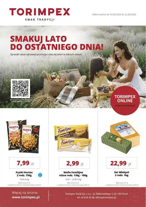 Katalog Torimpex | Torimpex gazetka | 2026-08-10T00:00:00.000Z - 2026-08-22T00:00:00.000Z