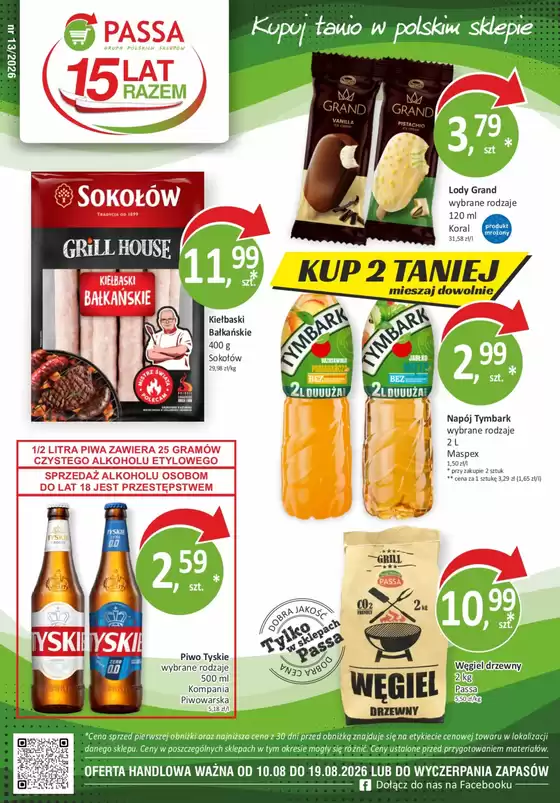 Katalog Sklepy S | Wakacyjne zakupy w PASSA | 2026-08-10T00:00:00.000Z - 2026-08-19T00:00:00.000Z