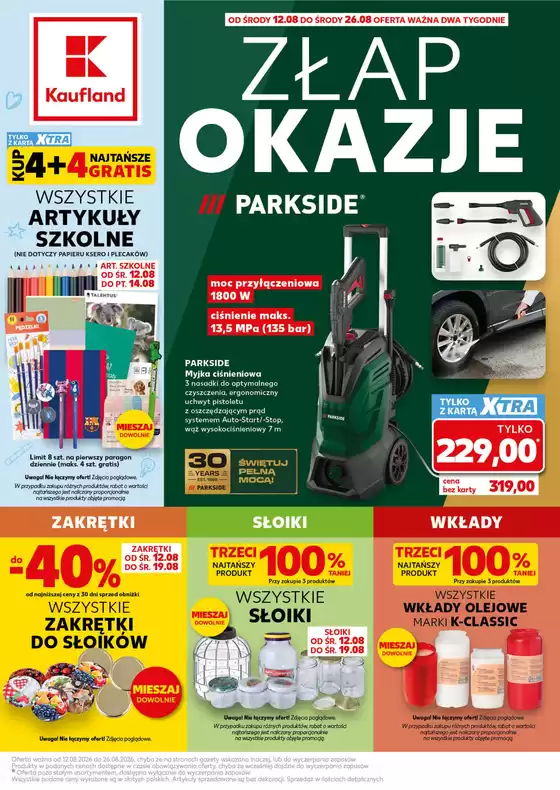Katalog Kaufland | Kaufland Non food ważne do 26.08 | 2026-08-12T00:00:00.000Z - 2026-08-26T00:00:00.000Z