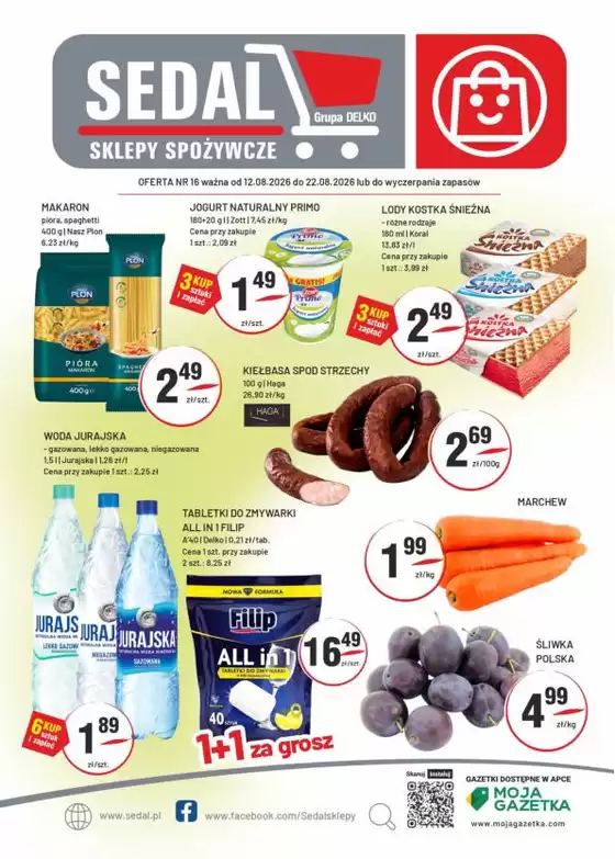 Katalog Sedal | Sedal gazetka | 2026-08-12T00:00:00.000Z - 2026-08-22T00:00:00.000Z