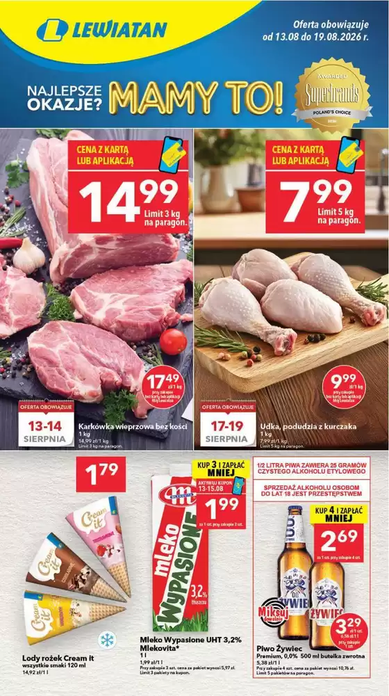 Katalog Lewiatan | Oszczędzaj teraz dzięki naszym ofertom | 2026-08-13T00:00:00.000Z - 2026-08-19T00:00:00.000Z