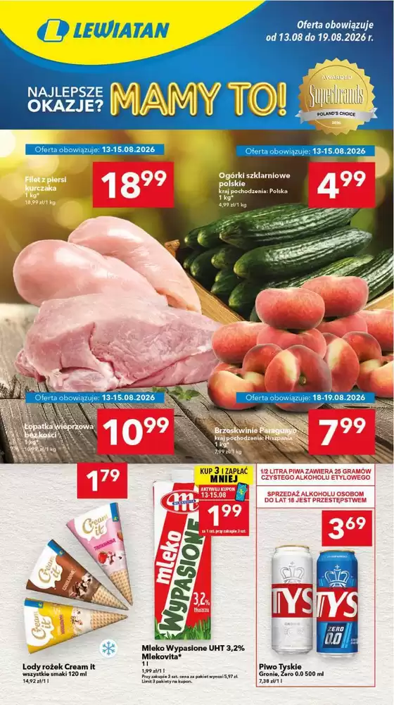 Katalog Lewiatan | Aktualne okazje i oferty | 2026-08-13T00:00:00.000Z - 2026-08-19T00:00:00.000Z