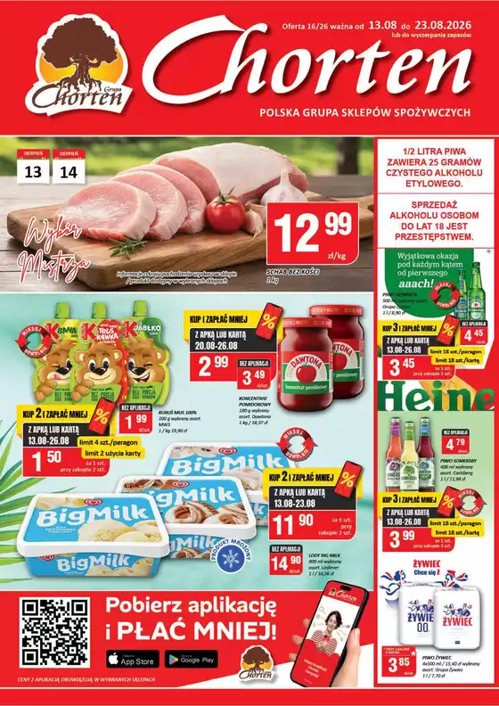 Katalog Chorten w: Łobżenica | CH nr 16 26 x4 Gna | 2026-08-13T00:00:00.000Z - 2026-08-23T00:00:00.000Z