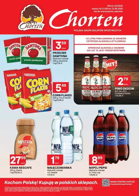 Katalog Chorten w: Łobżenica | Południe plakat 16 spożywczy 2026 08 10 112512 | 2026-08-13T00:00:00.000Z - 2026-08-23T00:00:00.000Z